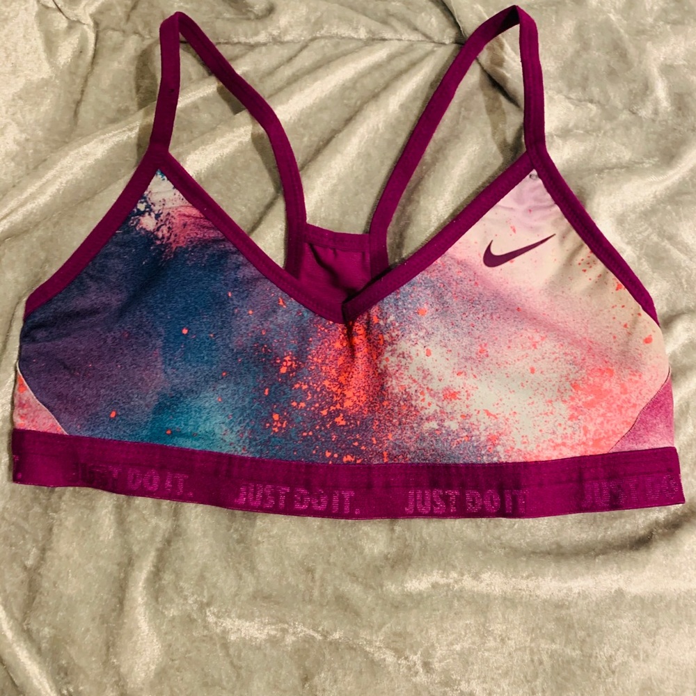 Multi color Nike sports bra